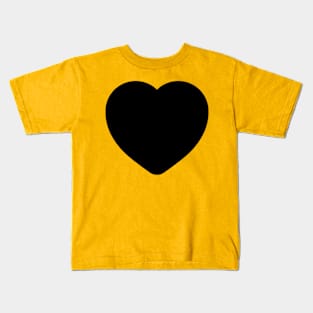 Black lives matter black heart Kids T-Shirt